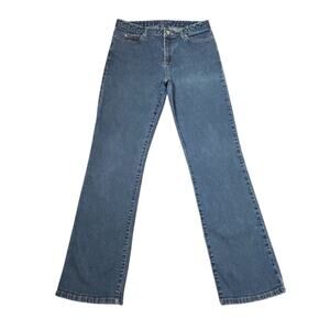 Trina Turk Jeans Womens Size 10 Denim Medium Wash Straight Leg Stretch